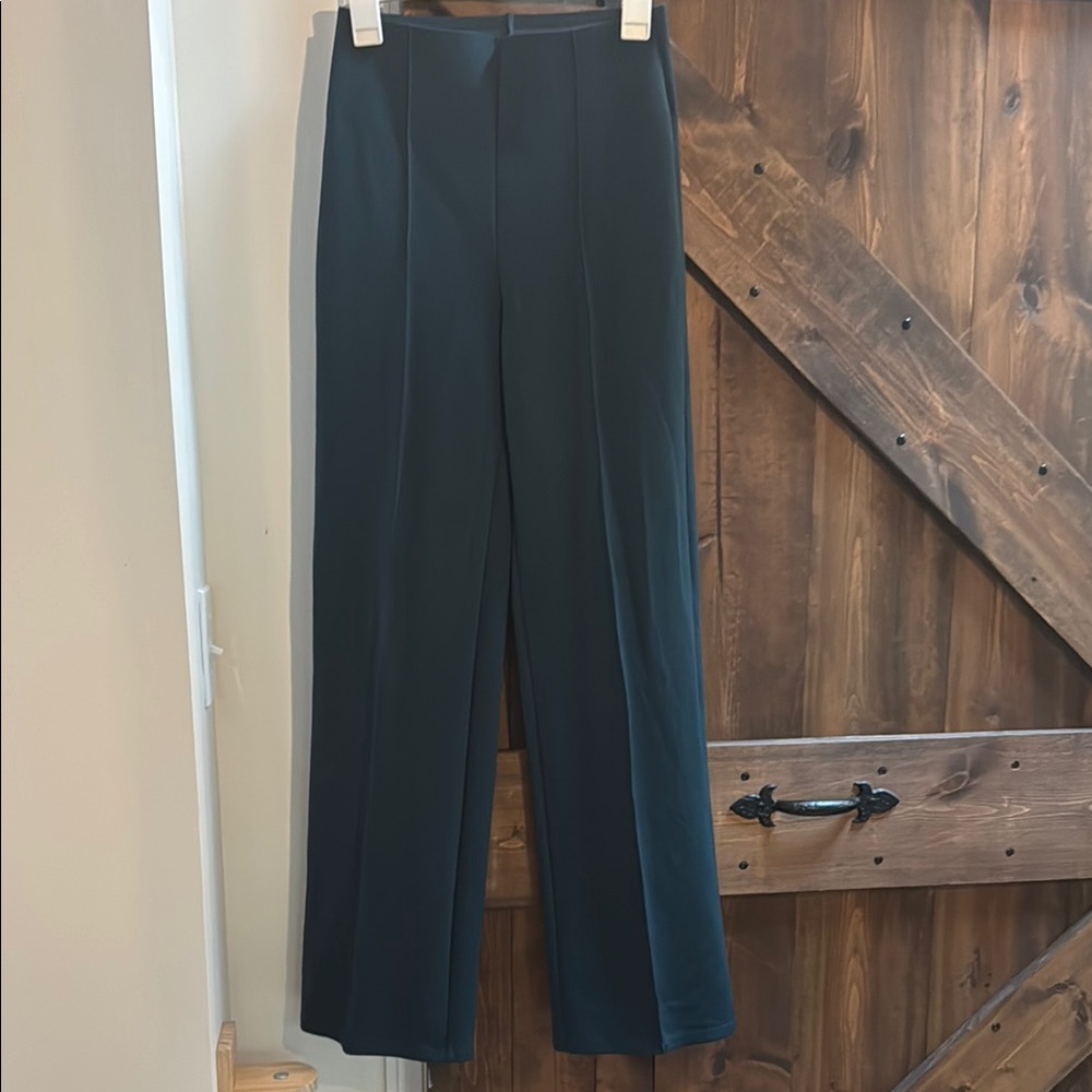 Classic Blue Women’s Trousers with Front Seam